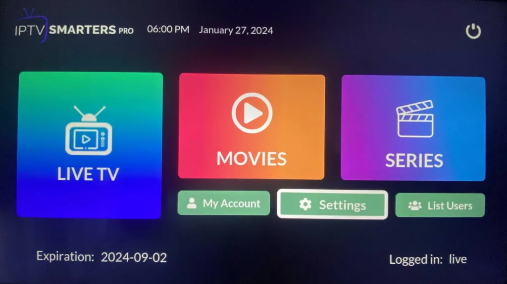 IPTV SMARTERS
